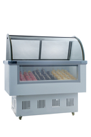 Factory Ice Cream Popsicle Display Showcase Freezer Counter Refrigeration Equipment