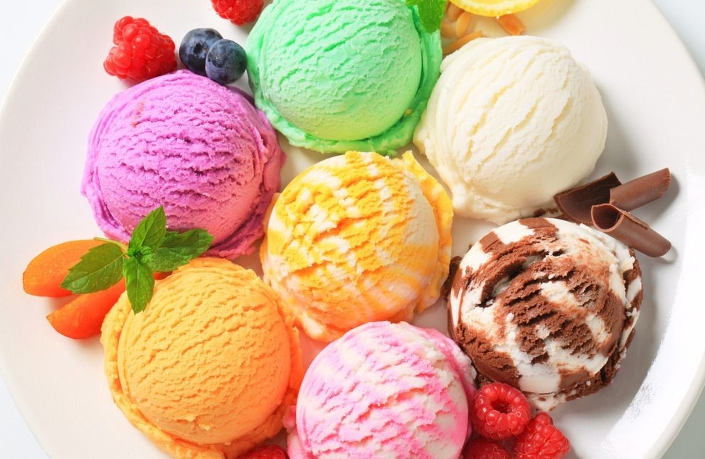 How is ice cream balls made?