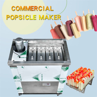 Newest Italy standard 4 moulds Ice lolly Machine For Thailand