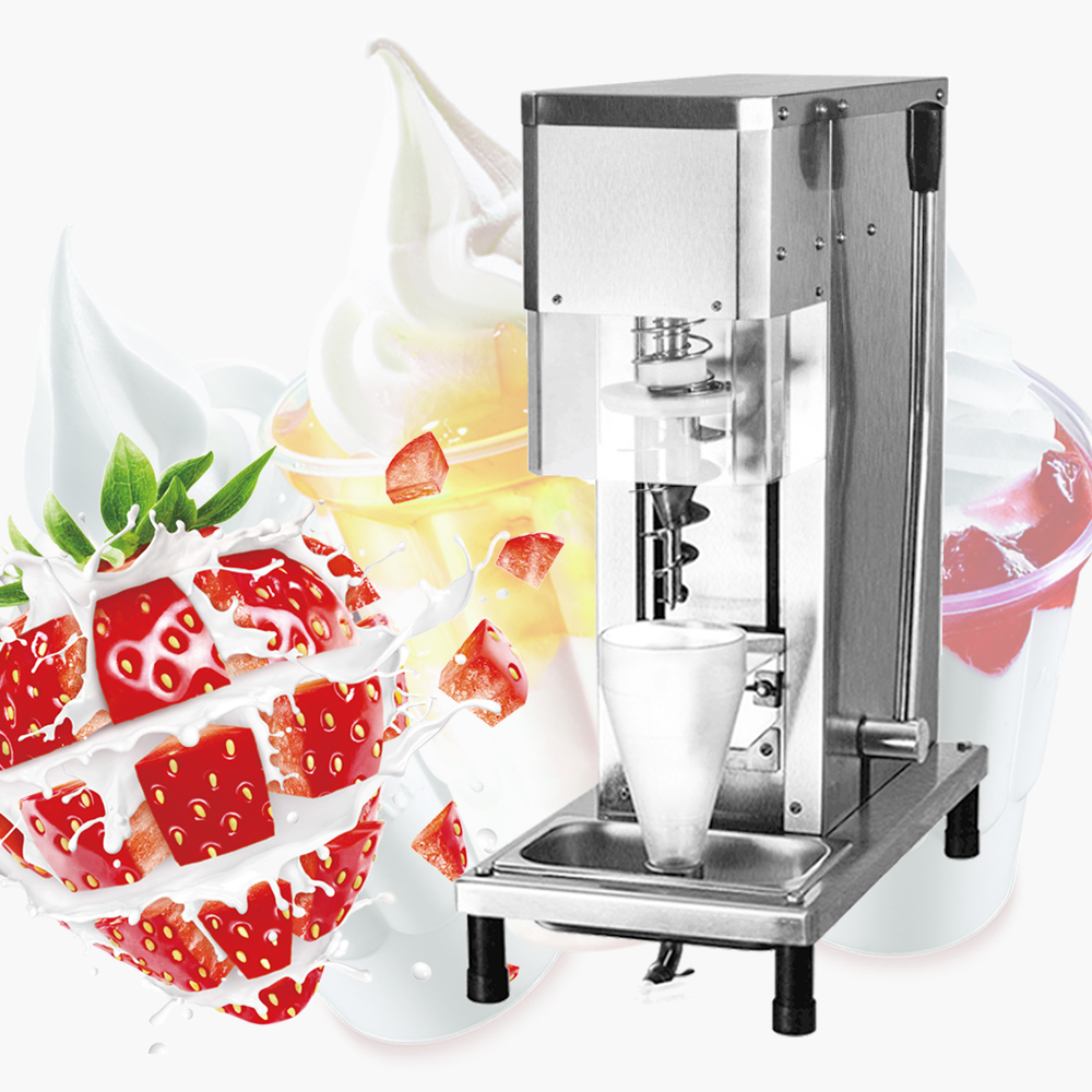 America Snacks Equipment Frozen Yogurt Real Fruits Ice Cream Machine