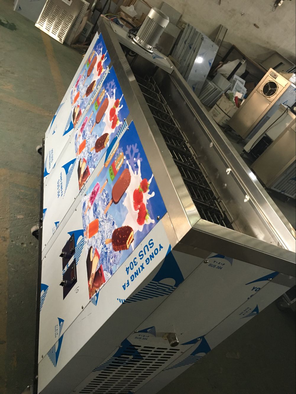 ice cream machine Commercial popsicle machine for make ice cream with pre-cooling system